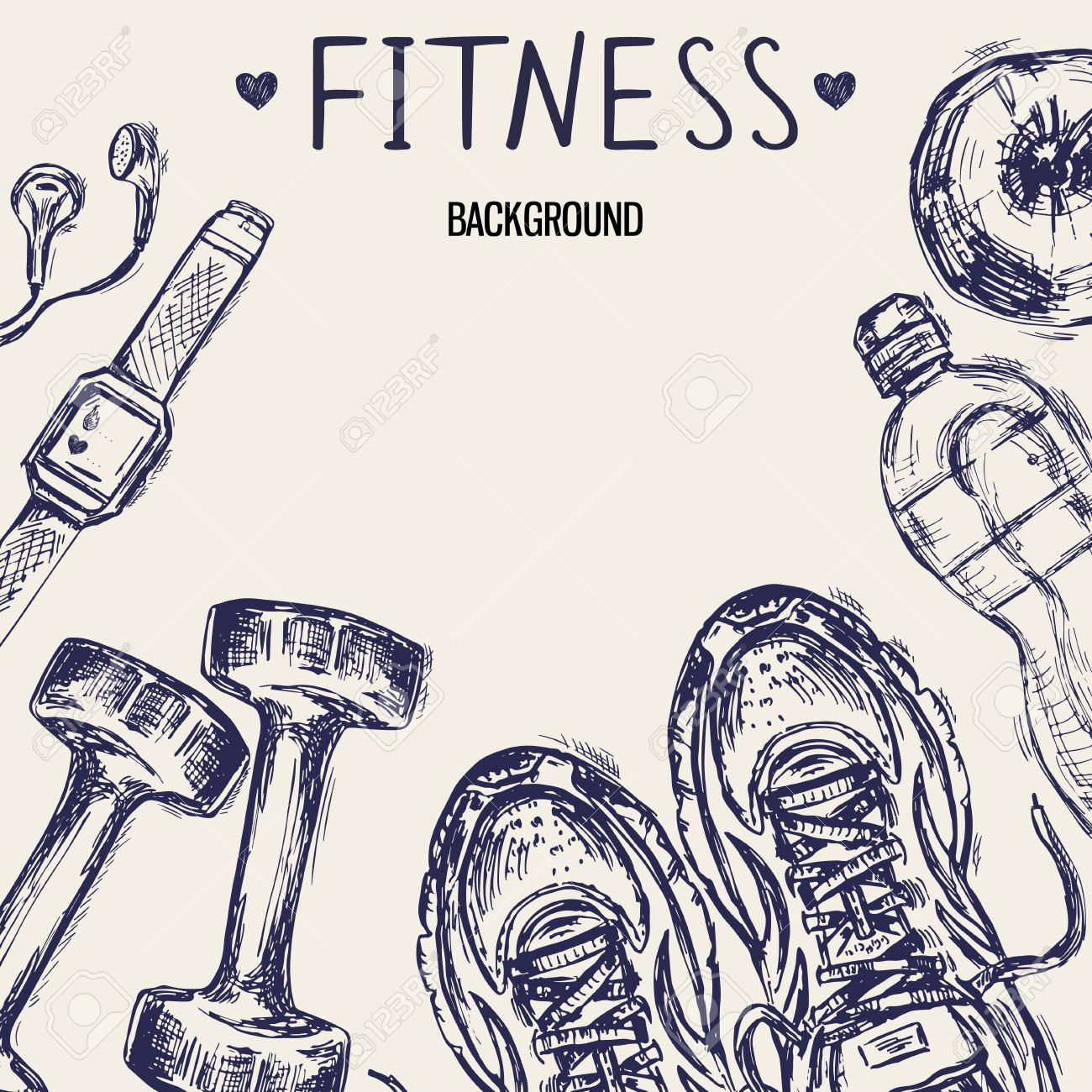 Fitness Drawing at GetDrawings Free download