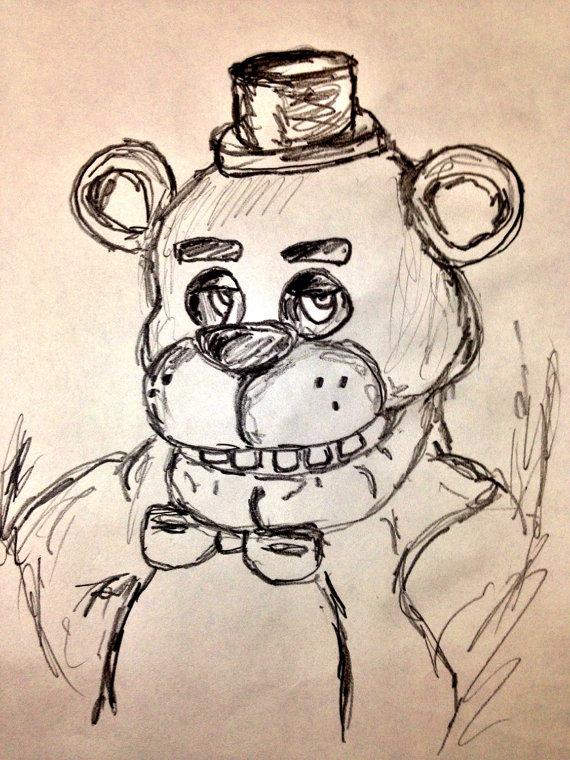 How To Draw Golden Freddy From Five Nights At Freddy S Fnaf Drawing 11256 The Best Porn Website