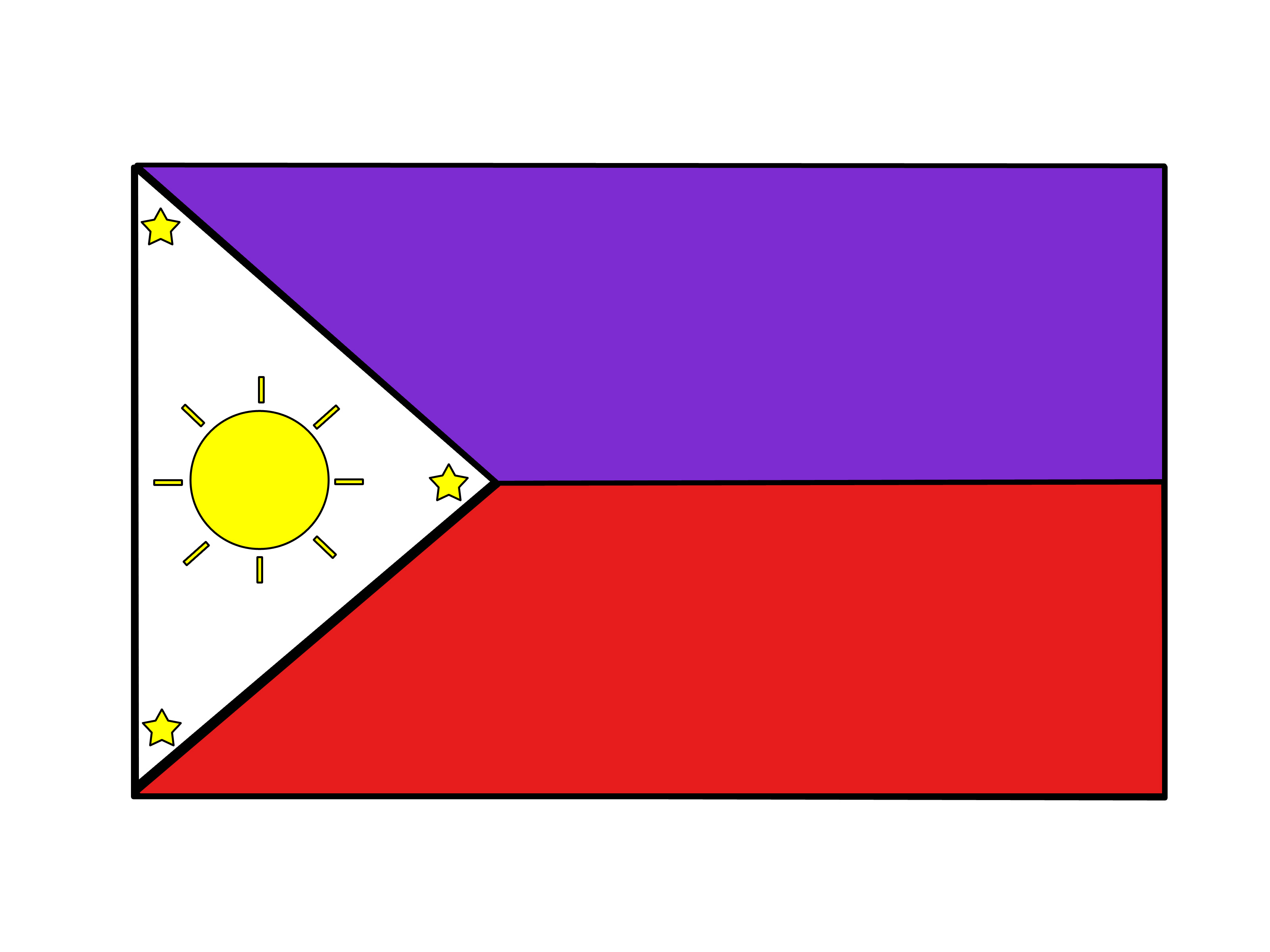 Flag Of The Philippines Drawing at GetDrawings | Free download