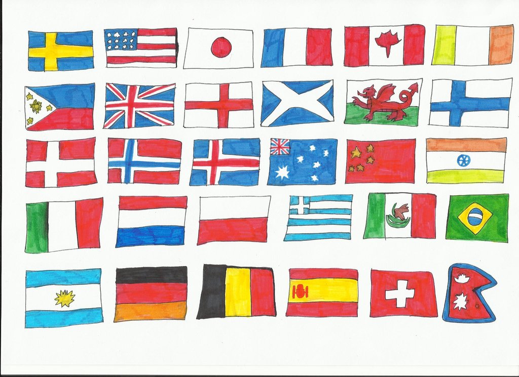 Flags Drawing at GetDrawings Free download