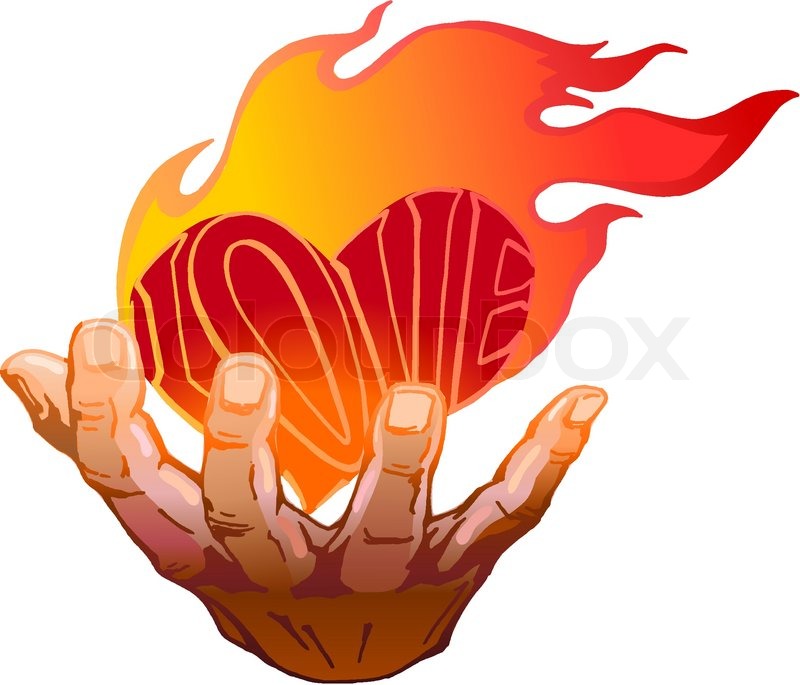 flaming-heart