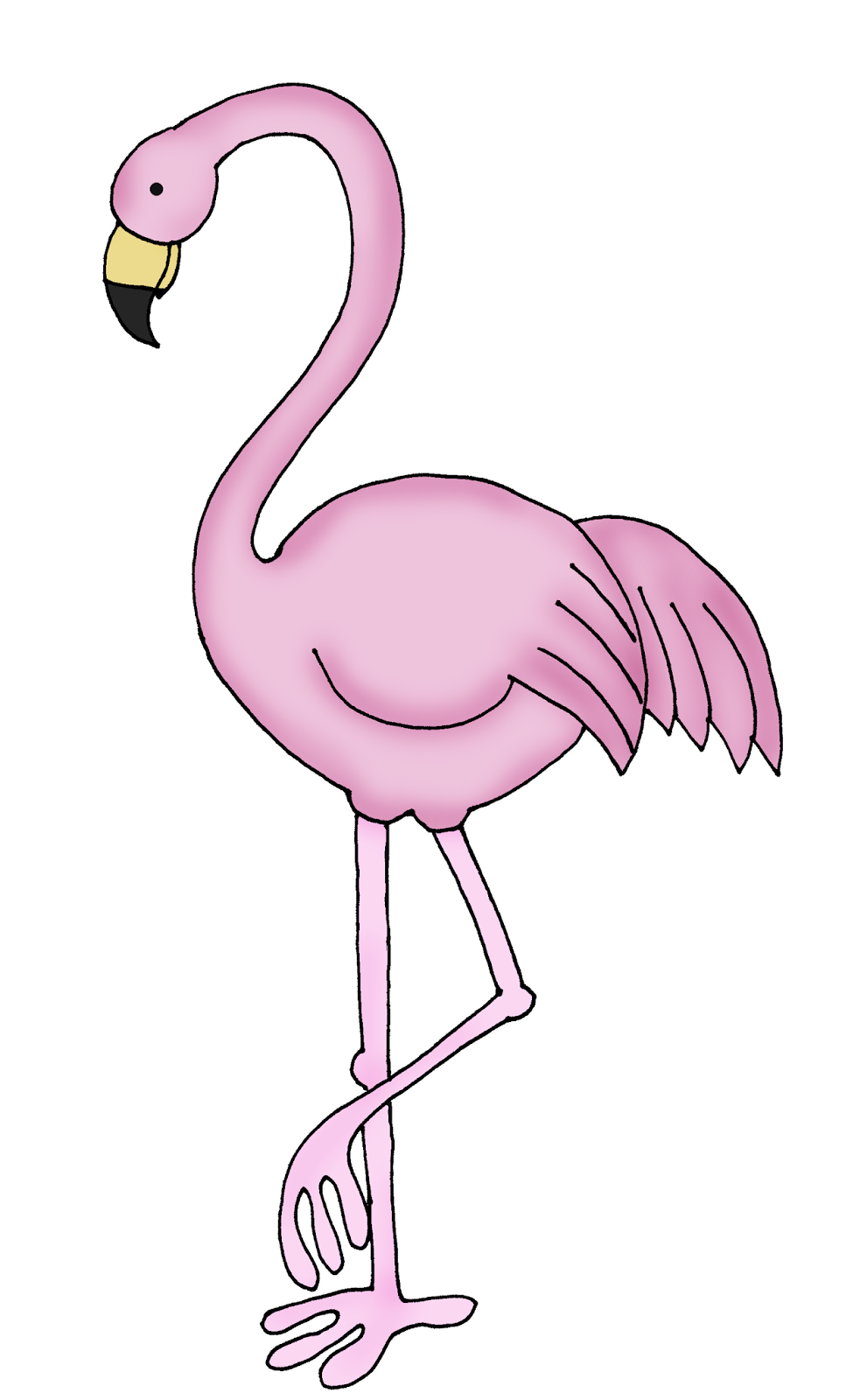 Flamingo Drawing Template at GetDrawings Free download