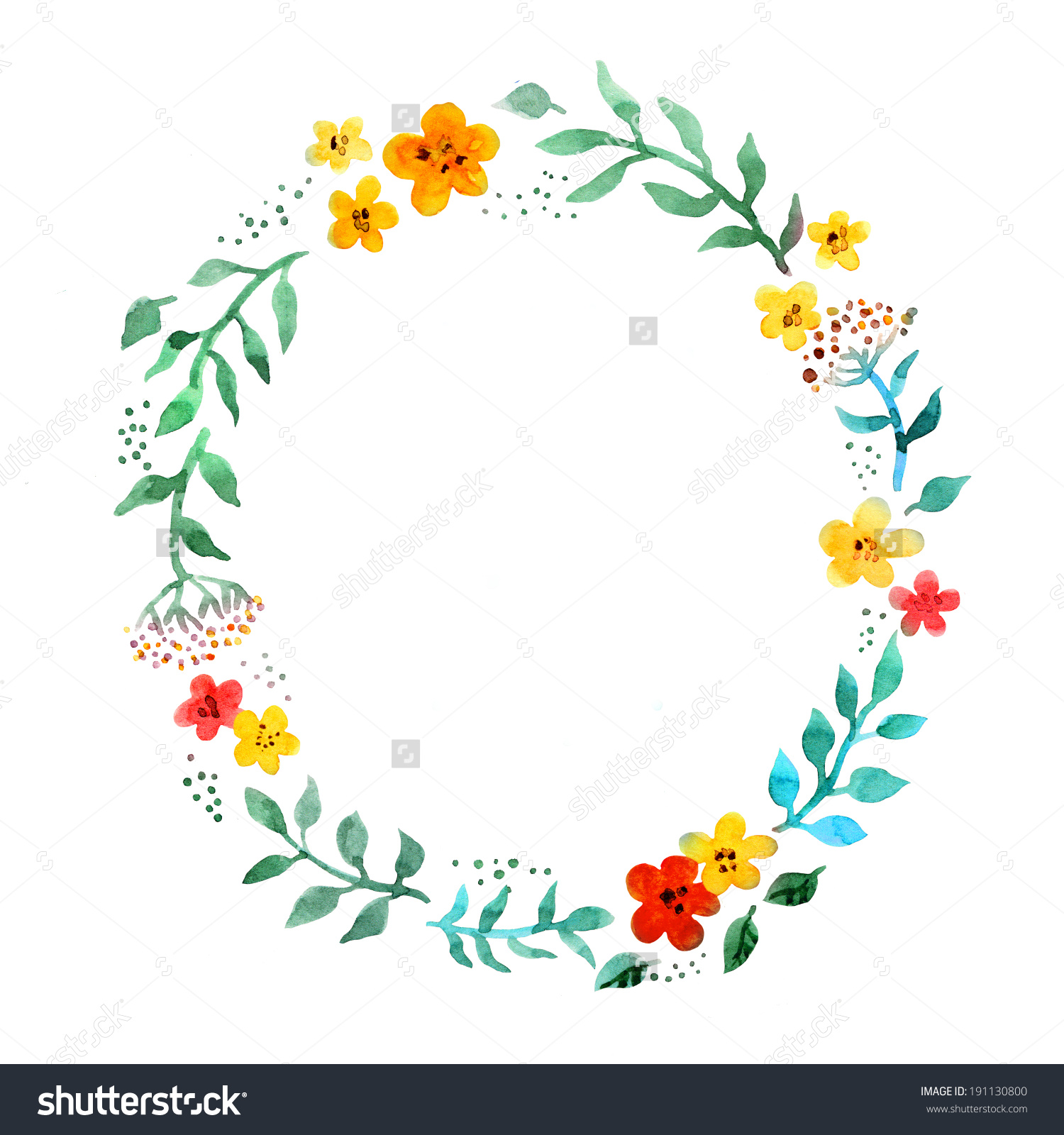 Flower Circle Drawing at GetDrawings Free download