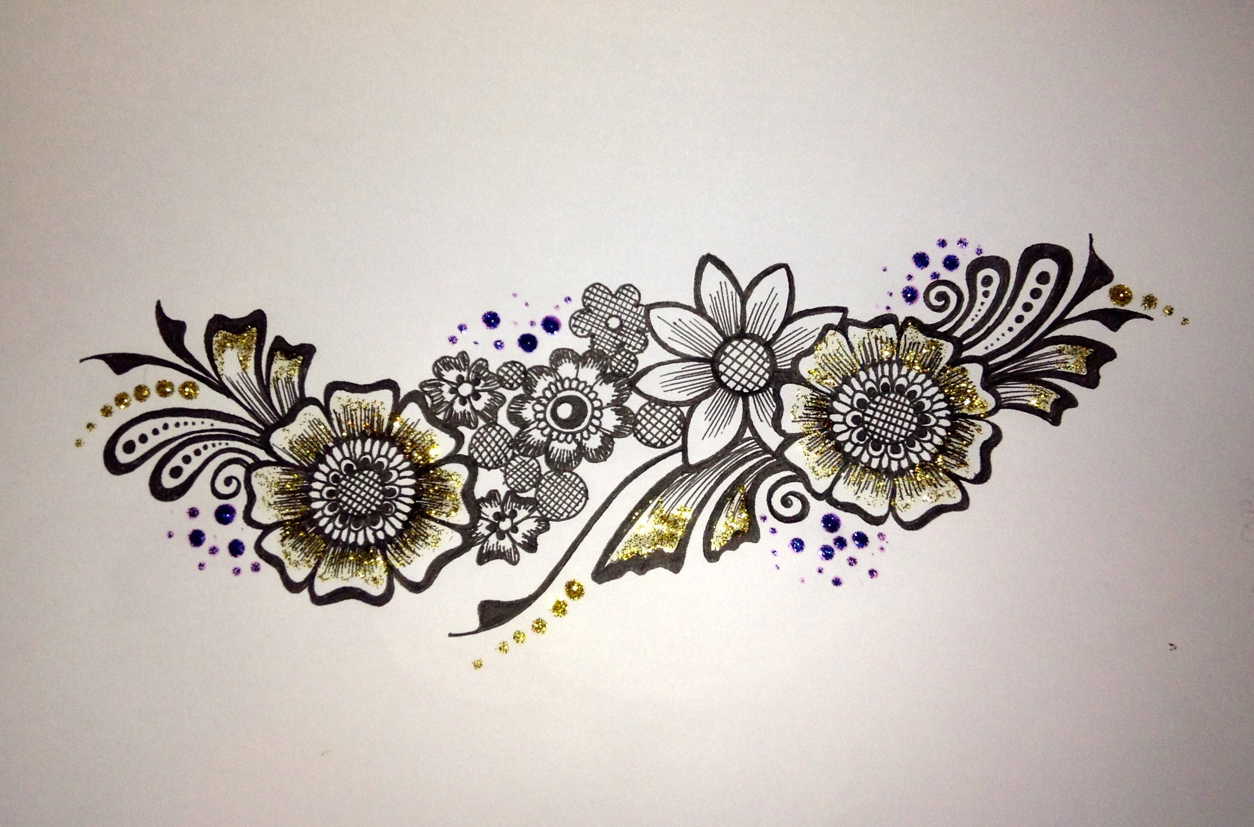 Simple Designs To Draw On Paper / Flower Design Drawing At Getdrawings