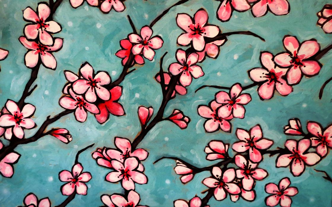 Flower Drawing Wallpaper at GetDrawings | Free download