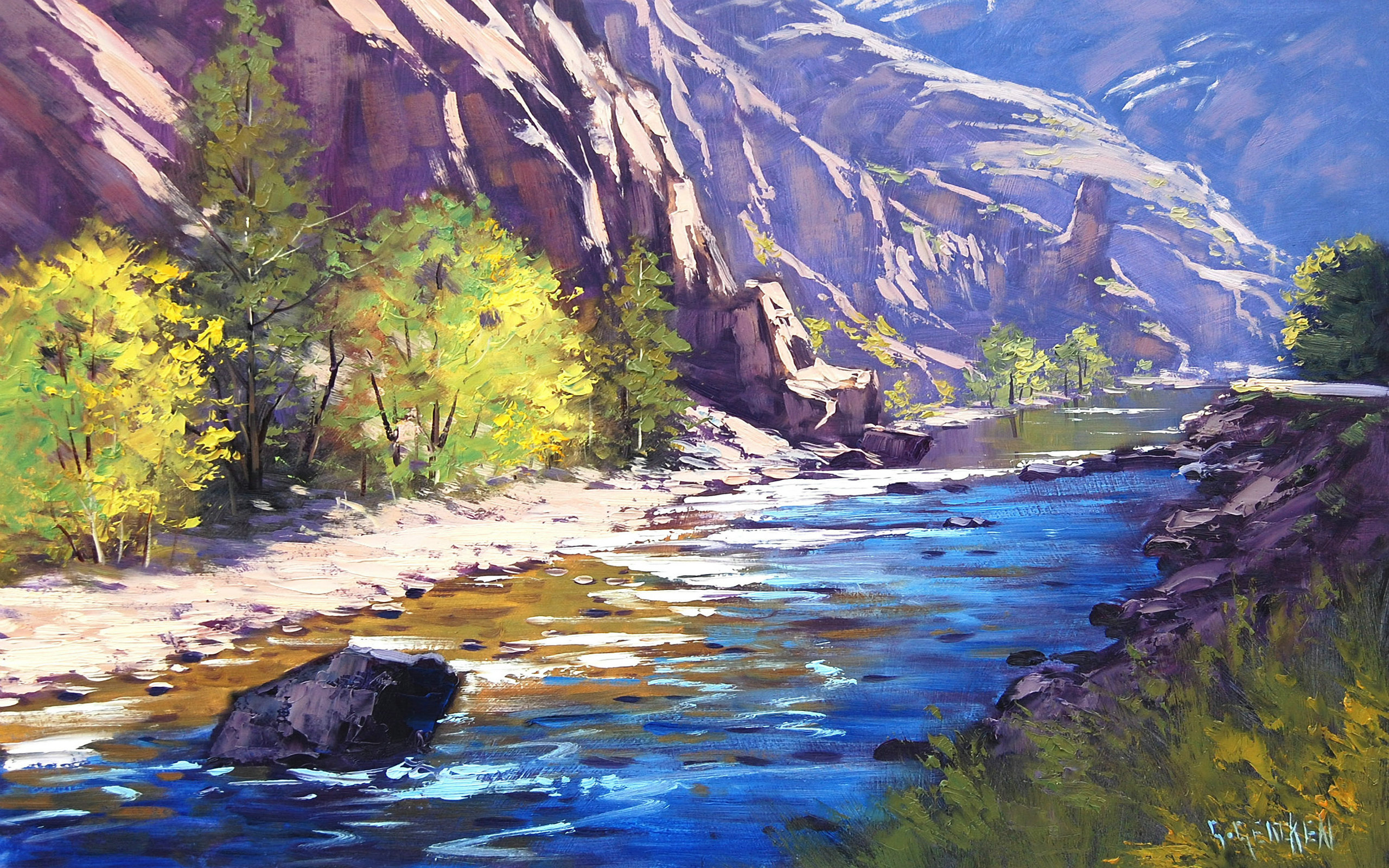 Flowing River Drawing at GetDrawings | Free download
