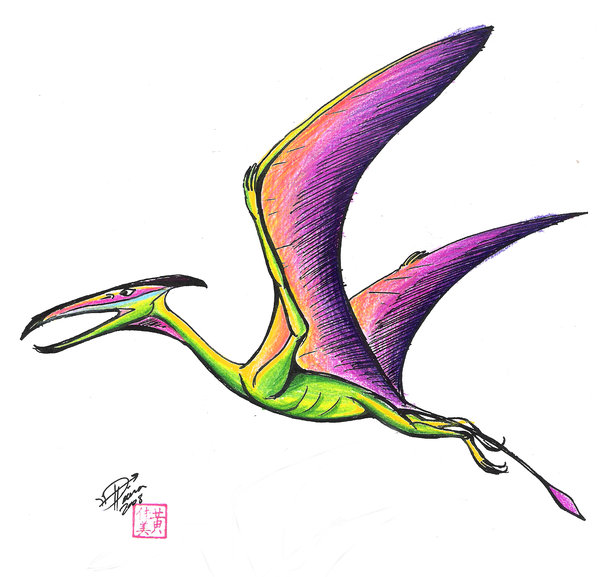 a flying dinosaur