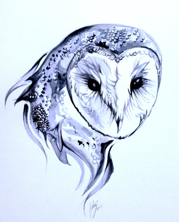 Flying Owl Drawing at GetDrawings | Free download