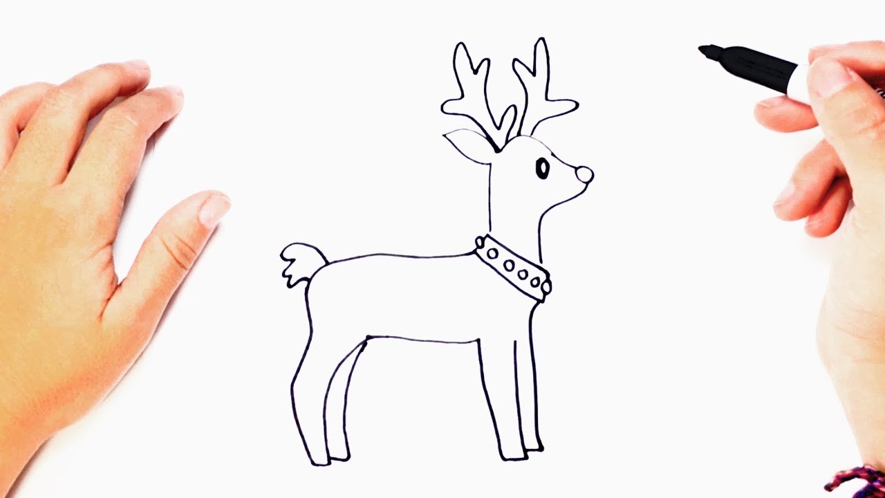 Flying Reindeer Drawing at GetDrawings Free download