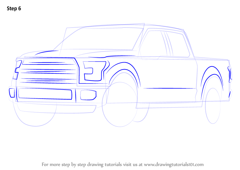 Ford Truck Drawing at GetDrawings | Free download