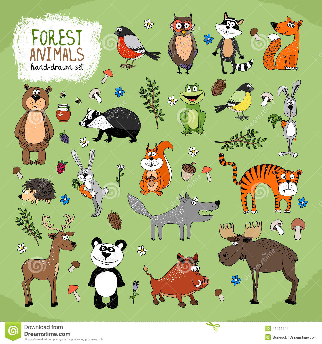 Forest Animals Drawing at GetDrawings Free download