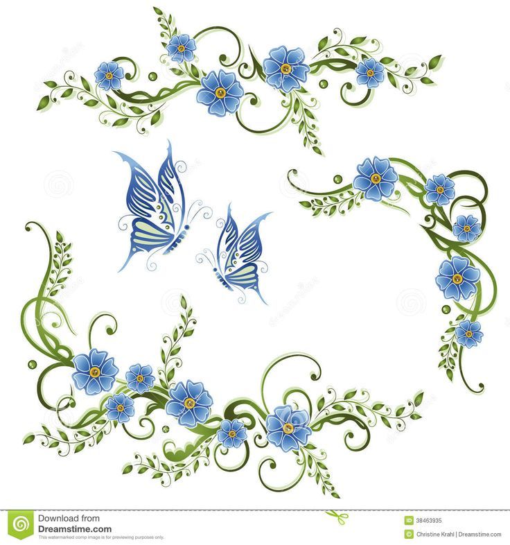 Forget Me Not Flower Drawing at GetDrawings | Free download