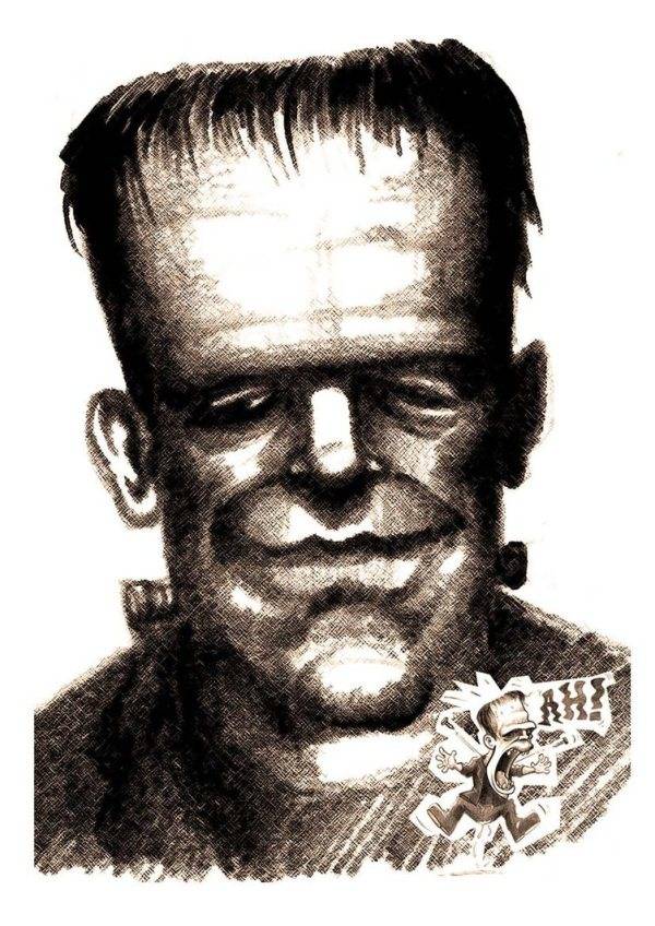 600x848 10 Faces Of Frankenstein In Design.