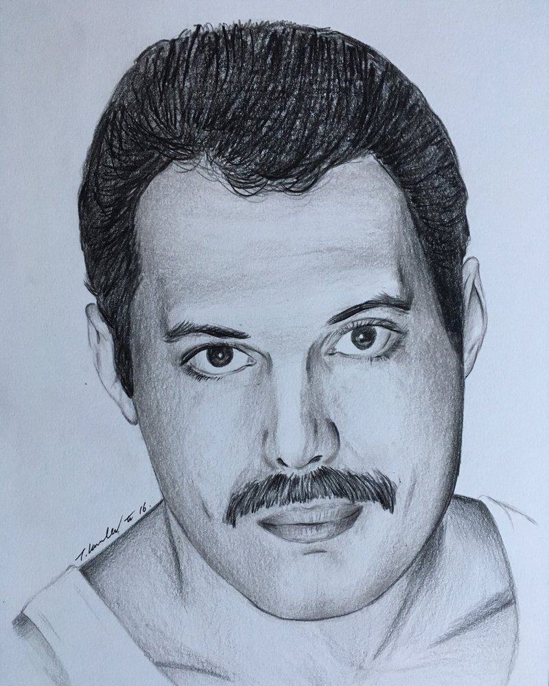 Freddie Mercury Drawing at GetDrawings | Free download