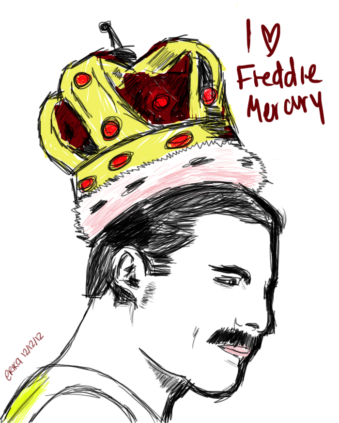 Freddie Mercury Drawing at GetDrawings | Free download