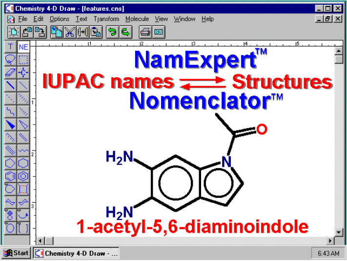 molecule draw programme