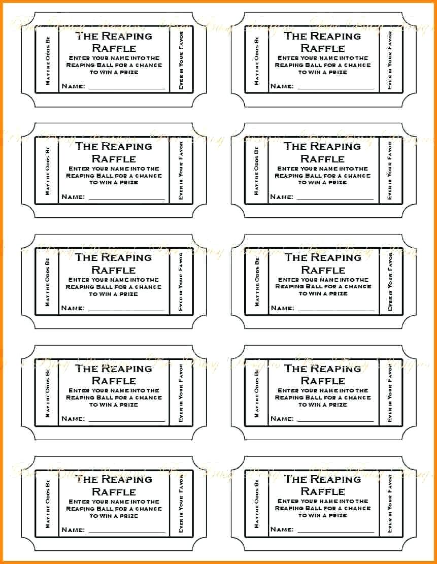 Free Printable Drawing Tickets At Getdrawings Free Download Printable 