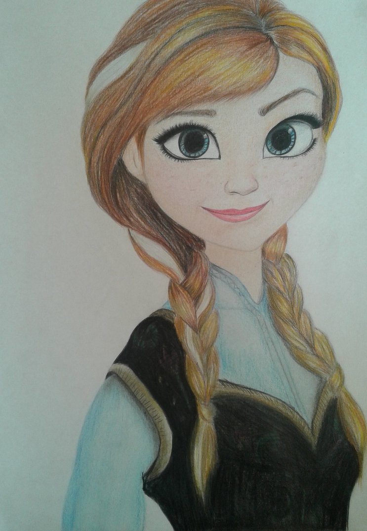 Frozen Drawing Anna At Getdrawings Free Download