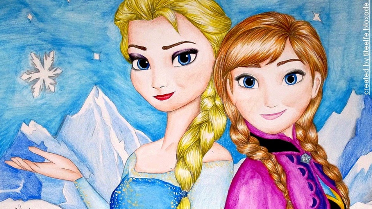 Frozen Drawing Elsa And Anna at GetDrawings Free download