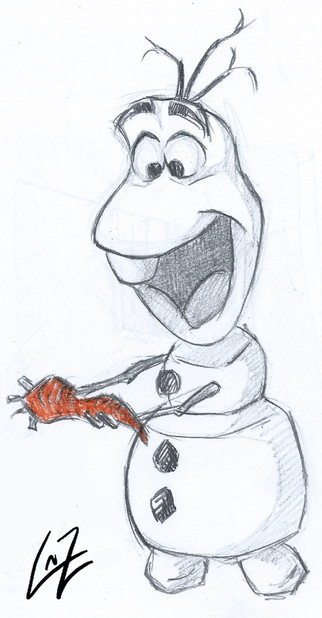 Frozen Olaf Drawing at GetDrawings Free download