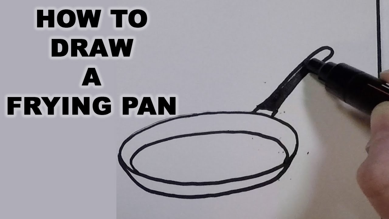 Frying Pan Drawing at GetDrawings | Free download