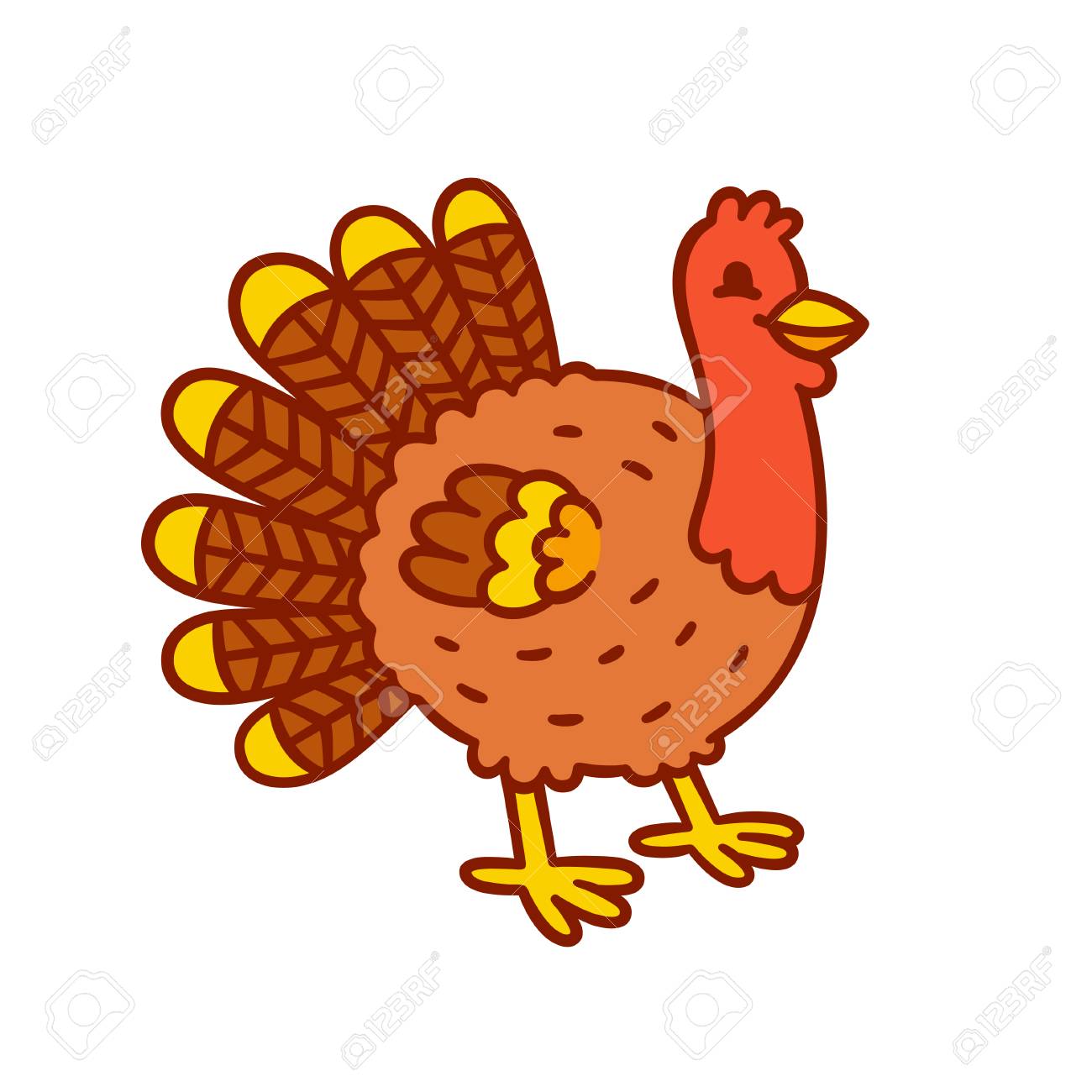 Funny Turkey Drawing at GetDrawings Free download