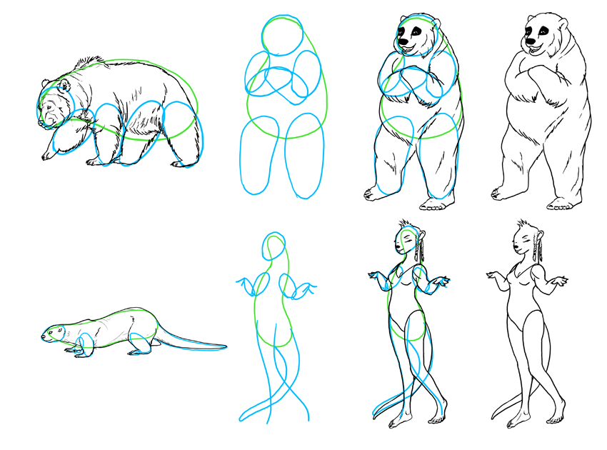850x630 How To Draw Furries, Aka Anthropomorphic Characters.