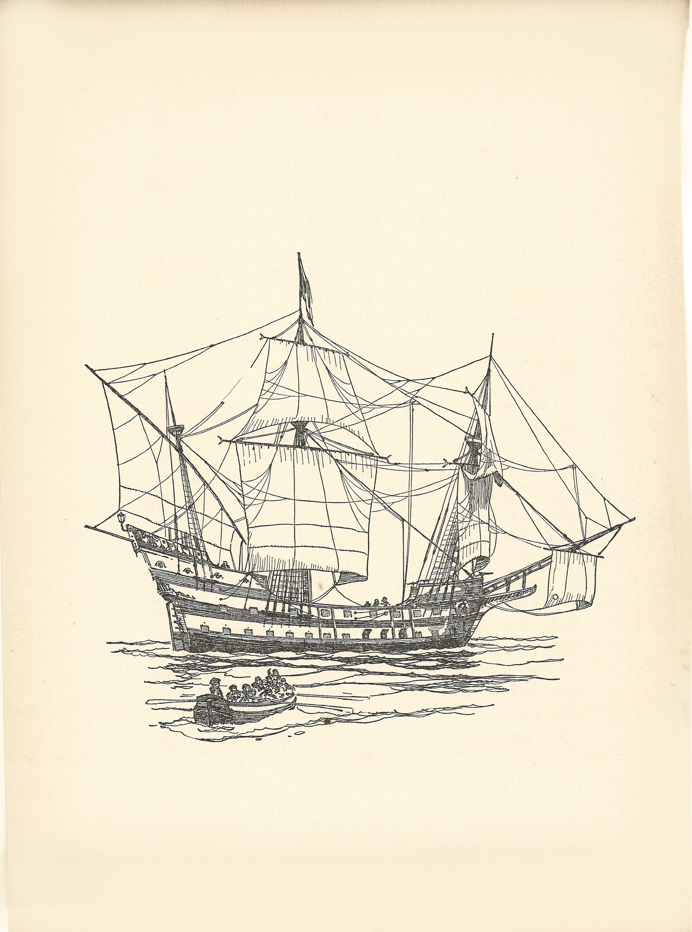 Galleon Ship Drawing at GetDrawings Free download