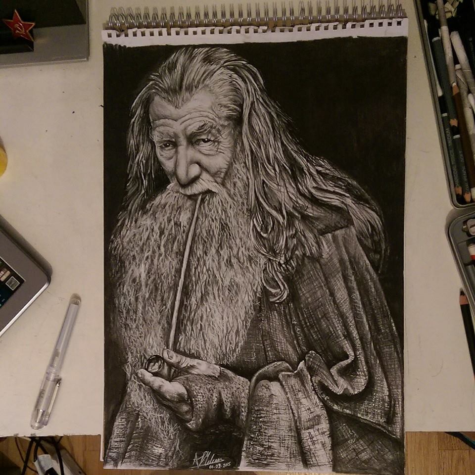 Gandalf Drawing at GetDrawings | Free download