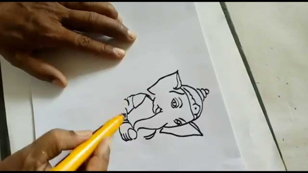 Ganesh Drawing For Kids at GetDrawings | Free download
