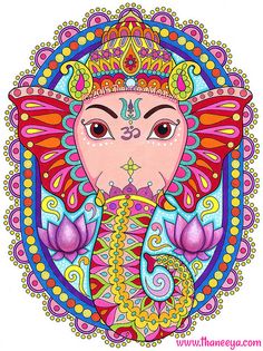 Ganesha Color Drawing at GetDrawings | Free download