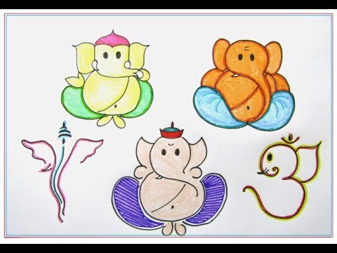 Ganesha Drawing Easy At Getdrawings Free Download In this video, i will be showing simple techniques to paint a shadu mati ganpati idol at. getdrawings com
