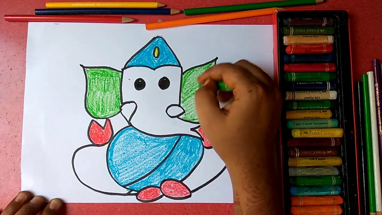 Ganesha Drawing Easy at GetDrawings | Free download