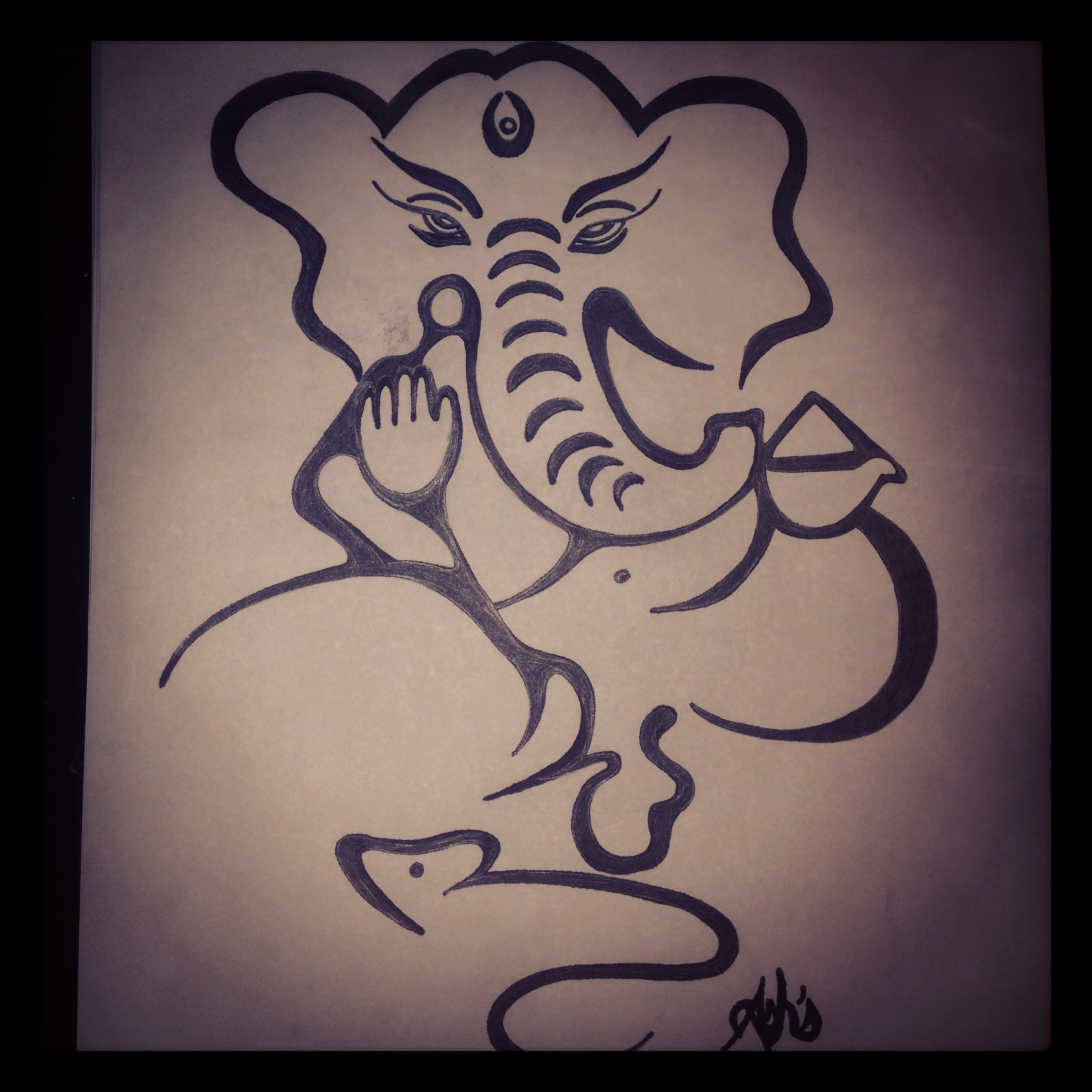 2340x2340 New Drawing, Ganesha Madre Ganesha, Draw And Ganesh.