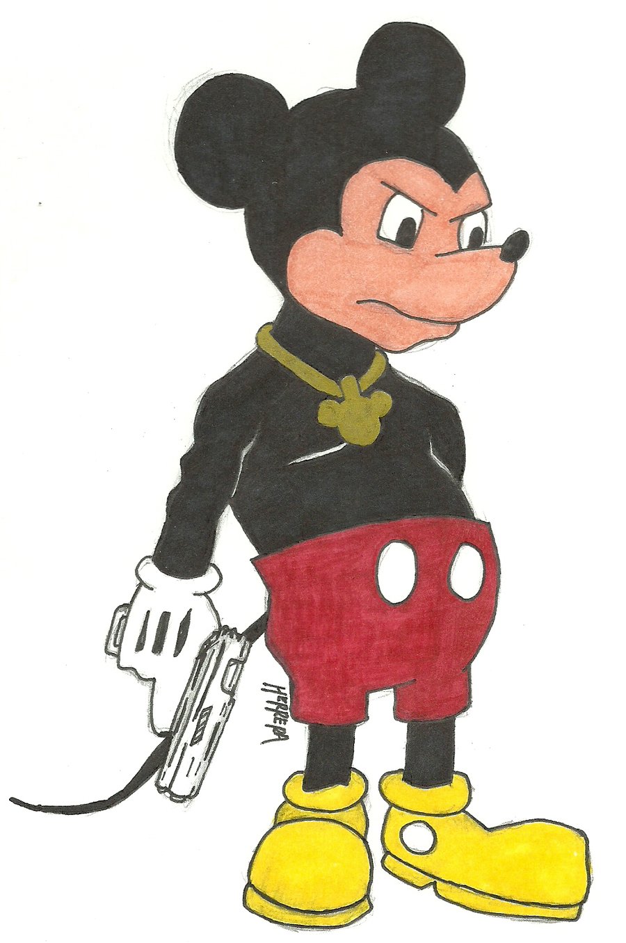 Gangster Mickey Mouse Drawing at GetDrawings Free download
