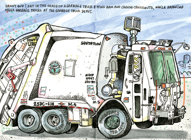 Garbage Truck Drawing at GetDrawings | Free download