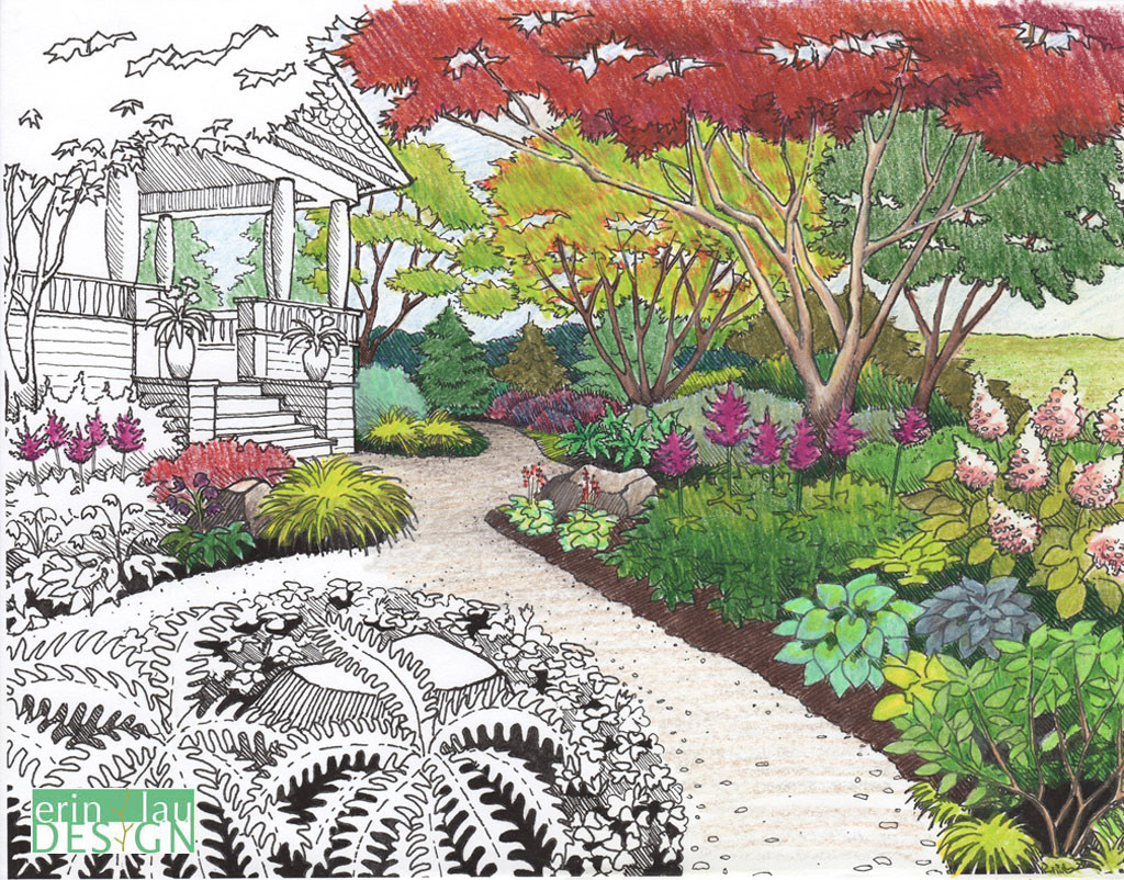 Garden Drawing at GetDrawings Free download