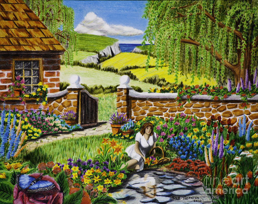 Garden Drawing at GetDrawings Free download