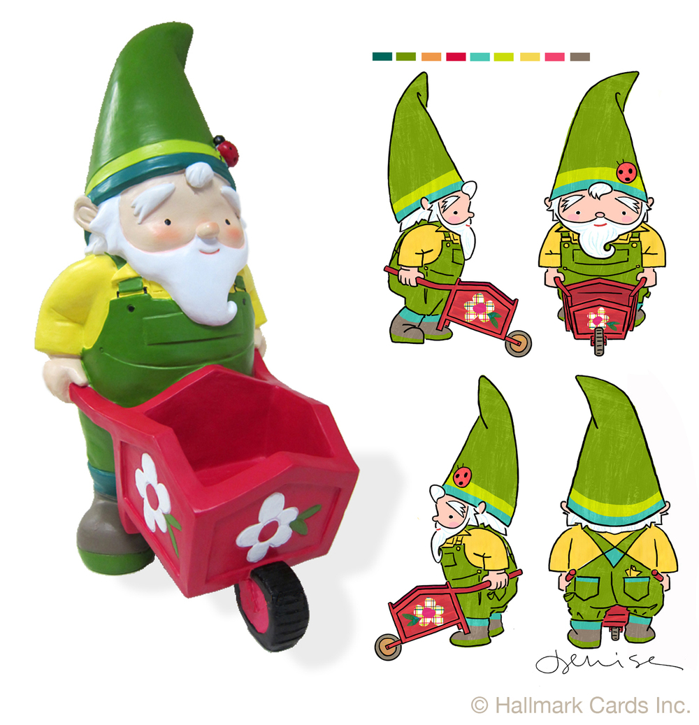 Garden Gnome Drawing Easy, Gnome Drawing Free download on ClipArtMag