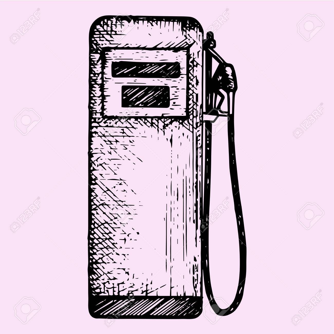 Gas Pump Drawing at GetDrawings Free download