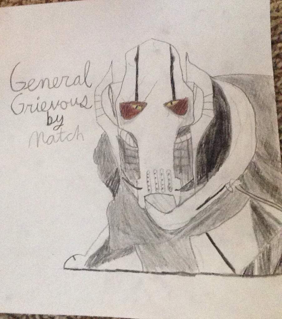 how to draw general grievous step by step