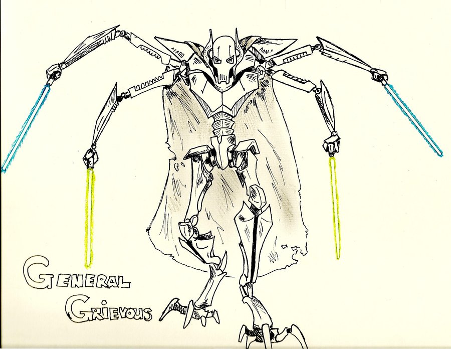 General Grievous Drawing at GetDrawings Free download