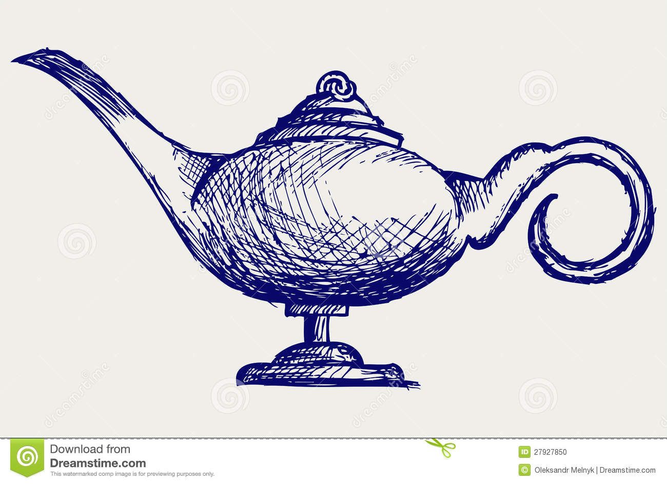 Genie Lamp Drawing at GetDrawings | Free download