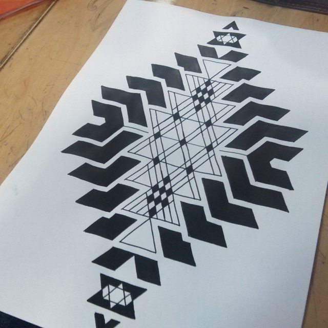 cool geometric drawings