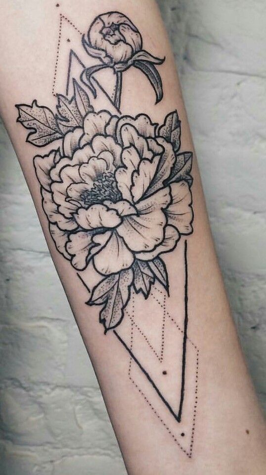 flower geometric drawing