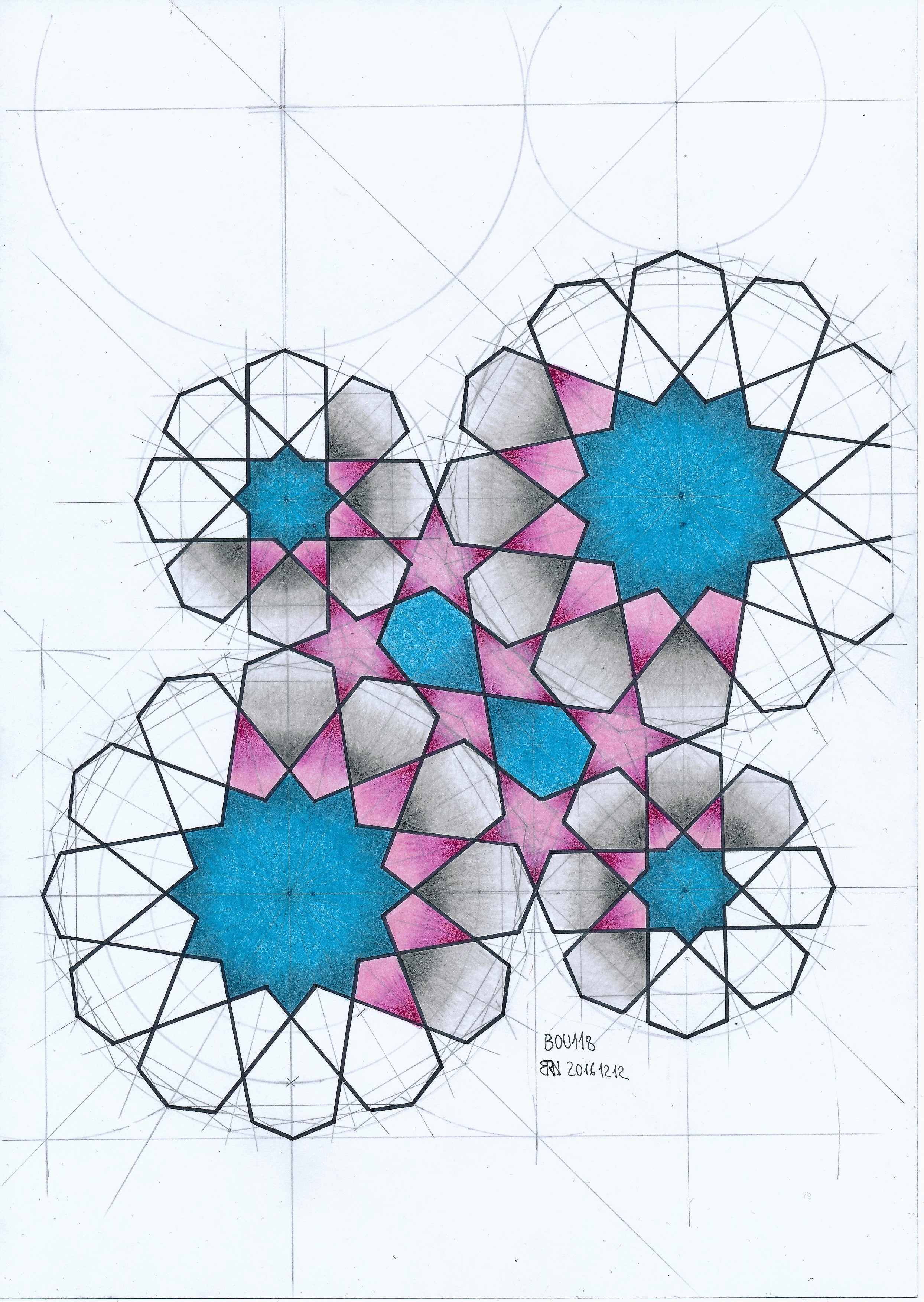 geometric drawing designs