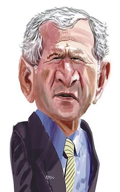 George W Bush Drawing at GetDrawings | Free download