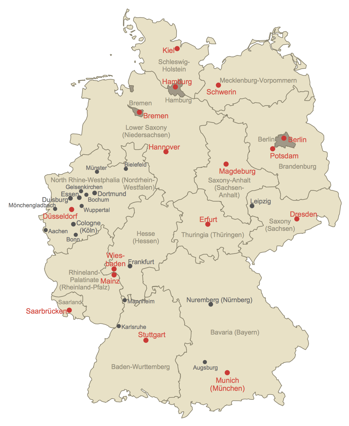 Germany Map Drawing at GetDrawings | Free download