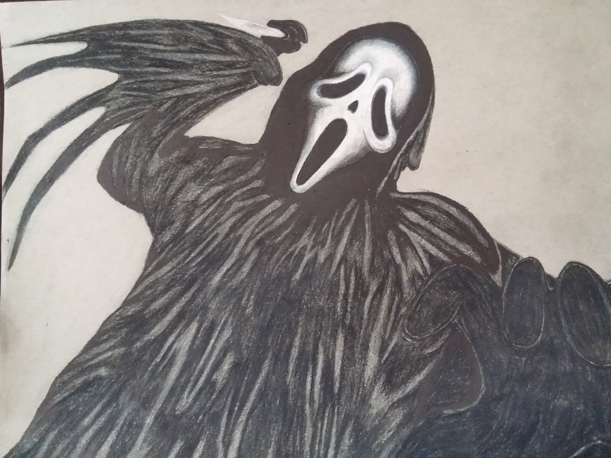 Ghost Face Drawing at GetDrawings Free download