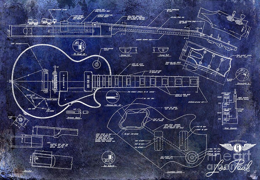 Gibson Les Paul Drawing at GetDrawings | Free download